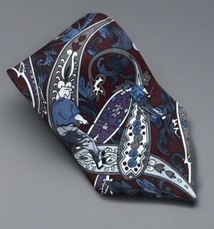 ALLYN SAINT GEORGE Golfer Paisley American Classic Necktie 59” Tie